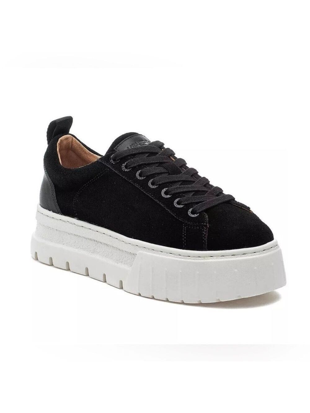 J/Slides Roger Lace Up Low Top Suede Leather Platform Sneakers - NWT